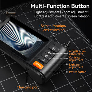 OEM profissional impermeável tubulação esgoto AV endoscópio Automotive Repair Tool rígida 4.3 polegadas 8LED Industrial Inspect Scope endoscópio - Product Image 3