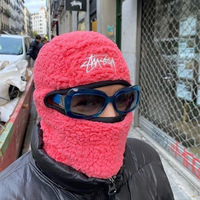 Bonnet tendance streetwear en polaire et élasthanne/polyester, style hip-hop, chaud et protecteur pour les oreilles, collection automne/hiver 2026, taille 48-50cm