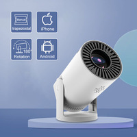 Proyector Portátil Inteligente HY200 LED para Cine en Casa, Giratorio, para Exteriores, Android 6.0, con 160 Lúmenes, 720P, 8GB, WiFi Integrado, USB