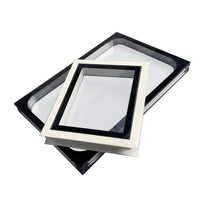 Ventana de sala limpia de aluminio Premium SHP con recubrimiento en polvo