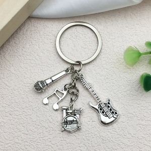 Wholesale High Quality Metal <b>Musical</b> <b>Instrument</b> Keychain <b>Musical</b> <b>Instrument</b> Design Cute Gift for Kids <b>Musical</b> Accessory - Product Image 4