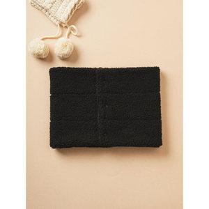 Negro 35X25 cm Pork Tight Neck Warmer Calentadores de brazos - Product Image 1
