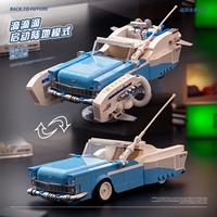 Bloques de Construcción Power Block OEM Roadster 2 en 1, Modelo de Auto Deportivo de Carreras, 506 Piezas, Bloques de Construcción DIY, Vehículo Educativo en Contenedor