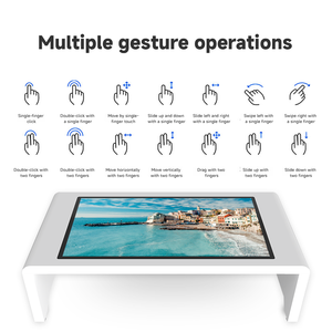 55 inch HD LCD Bảng điều chỉnh điện dung đa cảm ứng thông minh tương tác cà phê trò chơi cảm ứng bảng - Product Image 5