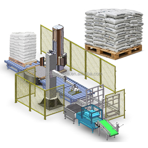 Pallet Stacker Machine for <b>Seed</b> Rice Animal Food Mortar Palletizing Plaster Gypsum Sand 25kg Bags Column Robot Palletizer Column - Product Image 2