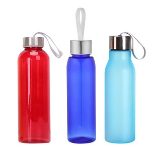 Borraccia Sportiva in Plastica Senza BPA da 550ml per Alimenti, con Coperchio a Strisce, Antigoccia, Antiscivolo, per Escursionismo, Viaggi, Ciclismo, Attività all'Aperto e Uso Quotidiano - Product Image 6