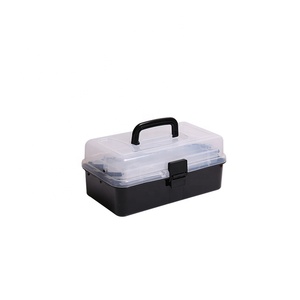 Caja de Pesca <span class=keywords><strong>FJORD</strong></span> en Oferta, Caja de Aparejos de Pesca Multifuncional de Plástico, Caja de Herramientas de Pesca Impermeable - Product Image 3