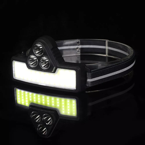 El más vendido Big COB Super brillante 2000mAH impermeable recargable USB <span class=keywords><strong>cabeza</strong></span> luz antorcha linterna táctica <span class=keywords><strong>linternas</strong></span> LED faro - Product Image 4
