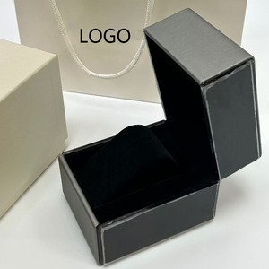 Boîte à montre en stock d'usine, ensemble complet avec sac en papier, manuel, carte, étiquette, emballage de luxe personnalisé avec logo, vente en gros, personnalisation - Product Image 4