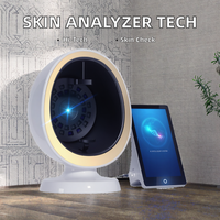 Analyseur de peau de bureau le plus vendu avec écran 11,6 pouces, diagnostic facial 3D IA et instrument de test d'hydratation