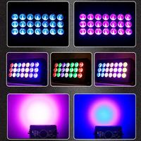 Projecteur matriciel 21 LED x 15W RGBW 4-en-1, projecteur mural, stroboscope DMX512 IP33 en alliage d'aluminium, éclairage LED pour discothèque, DJ, mariage