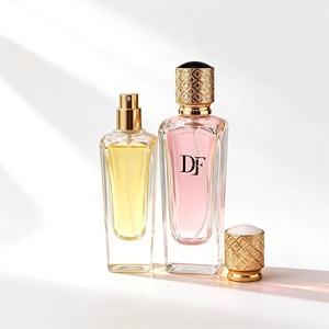 Nuovo Design: Flacone Spray per Profumo Trasparente da 50ml e 75ml, Forma <span class=keywords><strong>Speciale</strong></span> Quadrata con Tappo di Lusso - Product Image 2