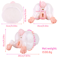 GEEBA Fantaisie Lapin Grand Cul Vagin Chatte Anale Poupée d'Amour pour Masturbation Masculine, Monstre Masturbateur Homme Jouets Sexuels Vente en Gros