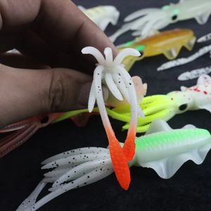 Esca Artificiale Luminosa a Forma di Polpo <span class=keywords><strong>per</strong></span> Pesca in Fiume, Lago e Torrente, Esca Morbida <span class=keywords><strong>per</strong></span> Pesca in <span class=keywords><strong>Mare</strong></span> e Oceano, Jig <span class=keywords><strong>per</strong></span> Calamari - Product Image 2