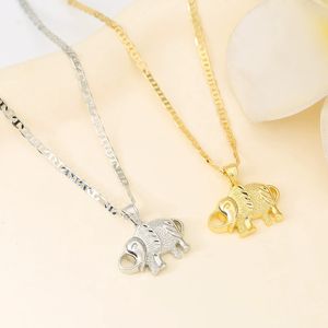 भारी शुल्क गोल्डन टोंड हाथी पेलेंट हार के साथ भारी शुल्क गोल्डन टोन - Product Image 3