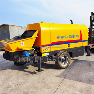 Remolque estacionario, máquina de bombeo de hormigón tipo diésel, máquina de hormigón, bomba de regla proporcionada, bombas móviles de hormigón - Product Image 1