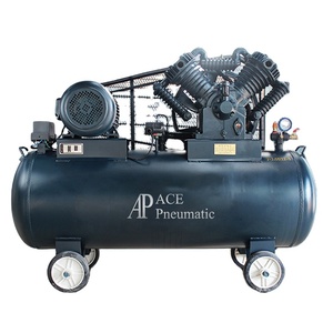 Combined 20 hp 15 kw Variable Frequency Belt Driven Air Compressor 7.5hp Belt Driven Type Air Compressor 380v