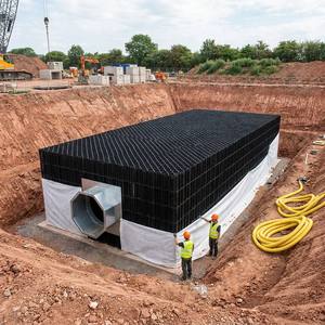 Sistema Modular de Plástico para Recolección de Agua de Lluvia, Tamaño Personalizado, Diseño Moderno, Tanque de Almacenamiento de Agua para Campos de Golf y Deportes - Product Image 5