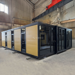 Vente en gros de maisons préfabriquées en conteneurs extensibles de 20 pieds, 30 pieds, 40 pieds, structure en acier, bâtiment préfabriqué, maison mobile, maison modulaire - Product Image 2
