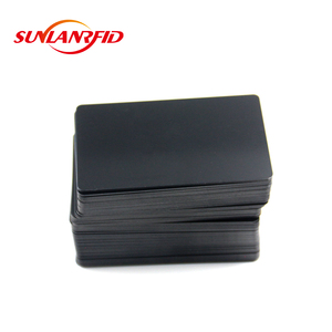 カスタマイズされた高級CR80サイズ13.56MHzオールブラックスマートNFCカード - Product Image 2