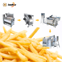100kg/u 200kg/u Fabrieksprijs Semi-automatische productielijn voor Franse frietjes, gekrulde frietjes, frietmachine