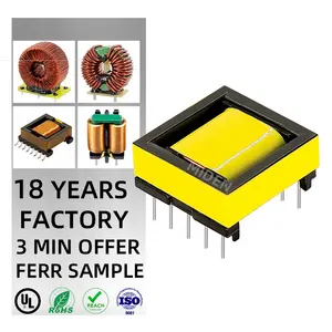 Kustom EF 13 transformator daya elektronik fase tunggal daya tinggi 3 4 Pin transformator EF13 frekuensi tinggi ferit