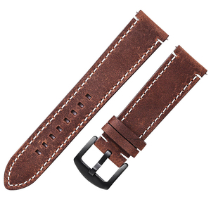 Correa de cuero para reloj <span class=keywords><strong>Amazfit</strong></span> <span class=keywords><strong>GTR</strong></span> 3, pulsera de cuero de 18mm, 20mm, 22mm, de piel de vaca - Product Image 4