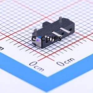 K3-1270S-F2 Slide Switch SMD Switch Single Pole Double Throw Rectangle Pin Header SMD Tab 8.8mm - Product Image 2