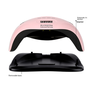 Lámpara UV para Uñas BLUEQUE V9 168W 36 LEDs con Soporte para Teléfono Móvil, Enchufe Universal y Diseño Portátil - Product Image 4