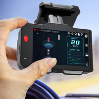 Enregistreur vidéo de voiture à double objectif ADAS caméra avant 4K et caméra arrière 1080P grand Angle AI boîte noire Dashcam pour écran TFT de Taxi