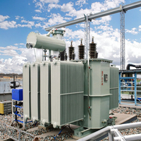 Transformateur de puissance triphasé haute tension 158 kV 50 MVA 70 MVA immergé dans l'huile, certifié IEC60076, garantie 2 ans, prix Onan