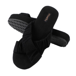 Pantofole da donna in finto lino con cartoni animati, sandali creativi e adorabili a forma di animale Fugu, sandali da casa con suola spessa in lino, silenziosi e morbidi - Product Image 1