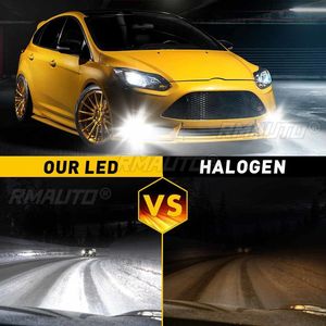 2 ampoules LED E2 Canbus 30000LM pour phares de voiture H4 H7 H11, feux antibrouillard avant, DC9-18V, faisceau haut/bas - Product Image 2