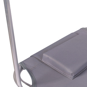 Chaise longue <span class=keywords><strong>de</strong></span> plage pliante en aluminium <span class=keywords><strong>de</strong></span> Style moderne léger avec roues <span class=keywords><strong>de</strong></span> parasol coussin imperméable pour Hall <span class=keywords><strong>de</strong></span> chambre à coucher - Product Image 2