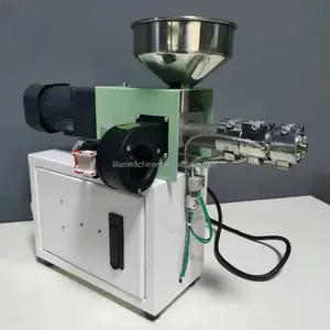 SJ15 laboratuvar mini tek vidalı ekstruder masaüstü laboratuvar ekstrüzyon makinesi extrusora bequeno pe