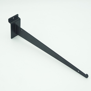 ตะขอชั้นสำหรับแผ่นไม้แขวนผนังแสดงตะขอแผ่นโลหะ - Product Image 1