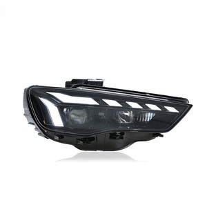 Fari LED Stile RS3 6000K per <span class=keywords><strong>Audi</strong></span> <span class=keywords><strong>A3</strong></span> 2013-2020, DRL Plug-and-Play con Indicatore di Direzione Sequenziale Blu - Product Image 2