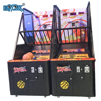 Máquina electrónica para jugar al baloncesto, máquina de Arcade con monedas