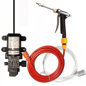 Bomba Lavadora <span class=keywords><strong>de</strong></span> Coches Portátil 12V Kit <span class=keywords><strong>de</strong></span> Máquina <span class=keywords><strong>de</strong></span> Lavado <span class=keywords><strong>de</strong></span> Automóviles <span class=keywords><strong>de</strong></span> Alta Presión Mini <span class=keywords><strong>Pistola</strong></span> <span class=keywords><strong>de</strong></span> Agua Eléctrica con Protección Contra Sobrecorriente - Product Image 1
