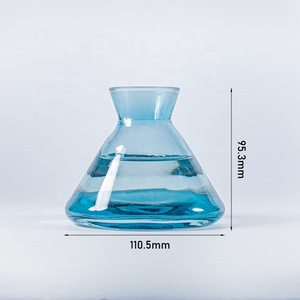 Bouteille diffuseur d'arômes conique élégante en verre de 200 ml, rechargeable, pour huiles essentielles et bâtonnets parfumés, idéale pour la maison ou la salle de bain - Product Image 6