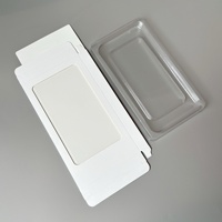 Boîte d'emballage personnalisable pour coque de téléphone de la marque Shaher, prête pour la vente en gros et au détail, avec fenêtre transparente en PVC et fente Euro, en papier kraft à suspendre pour mobile