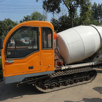Camion malaxeur à béton mobile QIC 3m3 de qualité supérieure, nouveau, monté sur chenilles, pour la construction