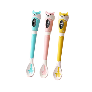 2025 BPA miễn phí nhiệt độ thay đổi chống bỏng mềm Silicone sơ sinh bé Nhiệt kế muỗng - Product Image 2