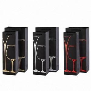 Sacs en papier kraft de luxe personnalisés avec poignées pour emballage cadeau, bouteilles et vin – Vente en gros usine, sacs de shopping en papier d'art imprimés sur mesure - Product Image 4