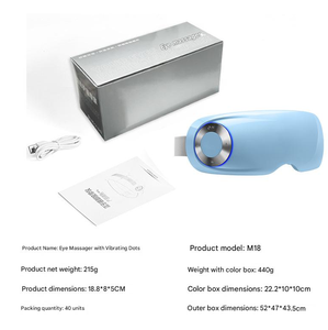 Masajeador de Ojos Inteligente OEM de Fábrica, Atomización, Hidratante, Compresa Caliente, Vapor, Inalámbrico, Alivio de la Fatiga Ocular, Dispositivo para el Cuidado de los Ojos - Product Image 2