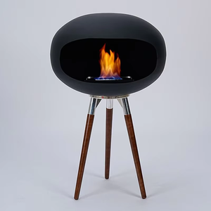 Chimenea <span class=keywords><strong>de</strong></span> <span class=keywords><strong>bioetanol</strong></span> <span class=keywords><strong>de</strong></span> diseño moderno <span class=keywords><strong>y</strong></span> pedestal <span class=keywords><strong>de</strong></span> madera para pozo <span class=keywords><strong>de</strong></span> fuego con estufa <span class=keywords><strong>de</strong></span> etanol con soporte <span class=keywords><strong>de</strong></span> acero inoxidable - Product Image 2