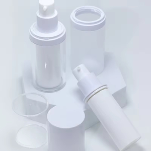 High Quality Cosmetic Airless <b>Bottle</b> 30ml 15ml Unique Acrylic Airless <b>Pump</b> <b>Bottle</b> With Color for Sunscreen Lotion Cream Packing - Product Image 4
