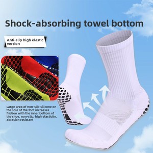 Men's Professional Football Training Socks Mid-calf Thickened Towel Bottom Shock Absorption Comfortable PVC <b>Glue</b> Non-slip High - Product Image 6