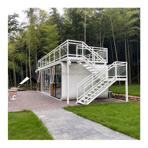 Casa Contenedor Prefabricada Desmontable, Casa Pequeña, Diseño Transpirable, Dormitorio en el Primer <span class=keywords><strong>Piso</strong></span>, Terraza, Sala <span class=keywords><strong>de</strong></span> Estar, Granja - Product Image 3