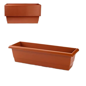 Made in China Indoor Wholesale <strong>Rectangular</strong> <strong>Flower</strong> <strong>Pots</strong> Large Plastic Basin for Garden Park and Public - Product Image 1